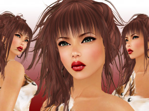 Картинка 3д графика portraits портрет лицо