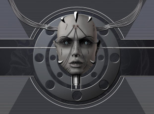 Картинка 3д графика creatures существа лицо существо глаза