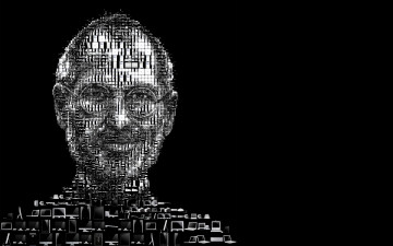 Картинка векторная графика steve jobs