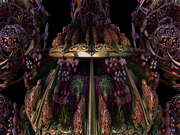 Обои картинки фото 3д, графика, fractal, фракталы, абстракция, узор