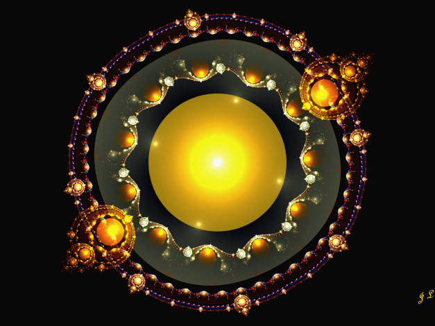 Обои картинки фото 3д, графика, fractal, фракталы, узор, тёмный, абстракция