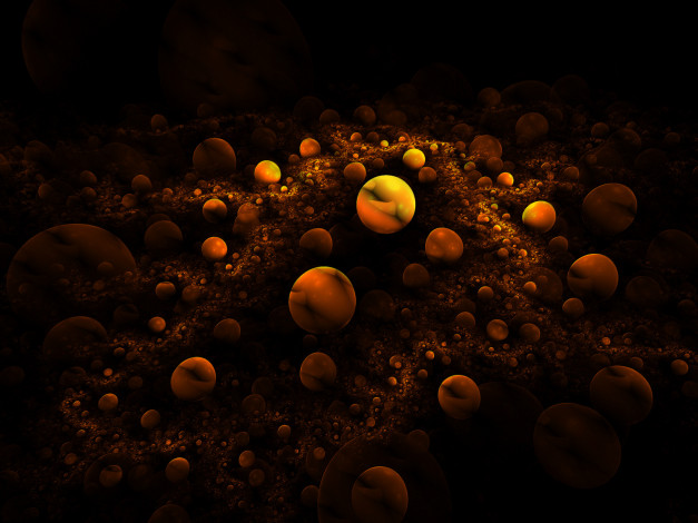 Обои картинки фото 3д, графика, шары, узор, абстракция