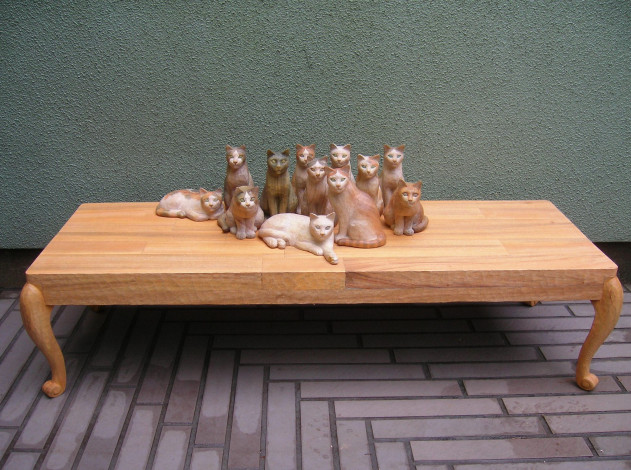 Обои картинки фото разное, сувениры, кот