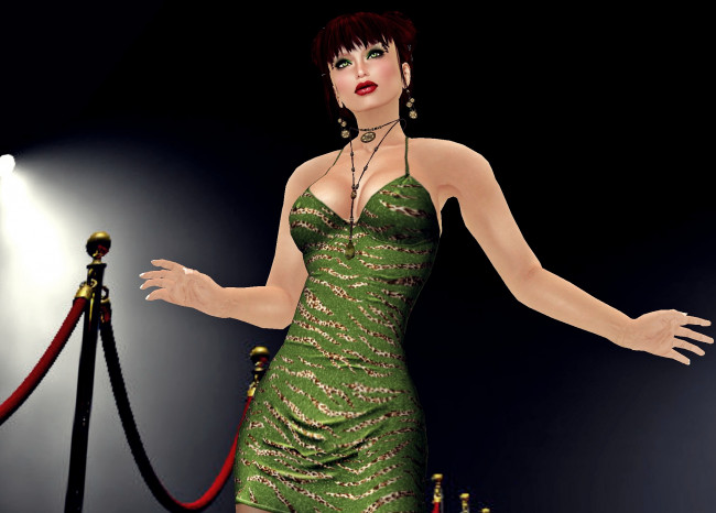 Обои картинки фото 3д, графика, people, люди, платье, колье