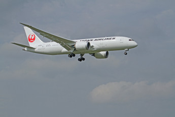 Картинка авиация пассажирские самолёты полет облака