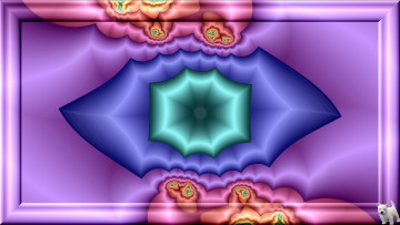 Картинка 3д графика fractal фракталы фон цвета узор