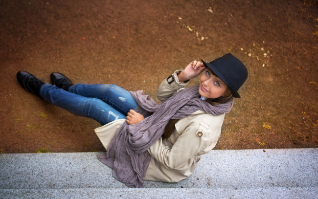 Обои картинки фото -Unsort Брюнетки Шатенки, девушки, unsort, брюнетки, шатенки, шляпа