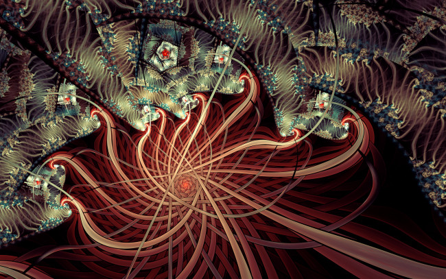 Обои картинки фото 3д, графика, fractal, фракталы, узор
