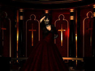 Картинка 3д+графика существа+ creatures фон взгляд вампир