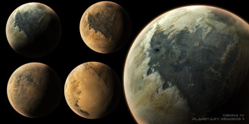 Картинка космос арт планеты