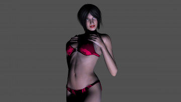 Картинка 3д+графика люди+ people девушка взгляд фон