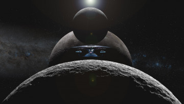 Картинка космос арт вселенная звезды планеты