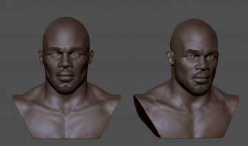 Картинка 3д+графика _science+fiction фон взгляд лицо