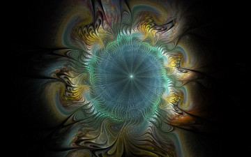 Картинка 3д+графика фракталы+ fractal цвета фон узор