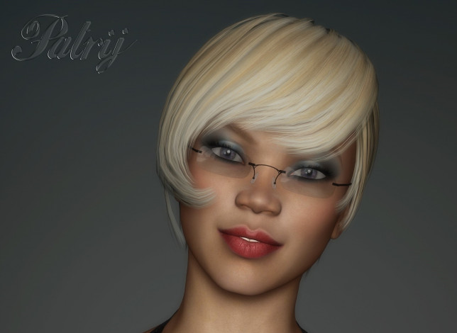 Обои картинки фото 3д графика, портрет , portraits, фон, взгляд, девушка