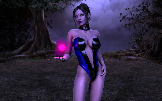 Обои картинки фото 3д графика, фантазия , fantasy, магия, взгляд, девушка