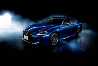 Картинка автомобили lexus jp-spec gs f синий 2015г