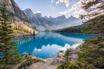 Картинка природа реки озера река лес горы