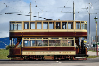 Картинка техника трамваи трамвай рельсы транспорт