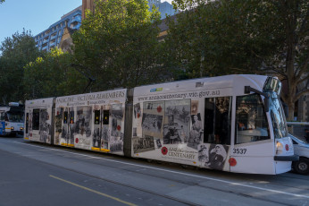 Картинка техника трамваи трамвай рельсы транспорт