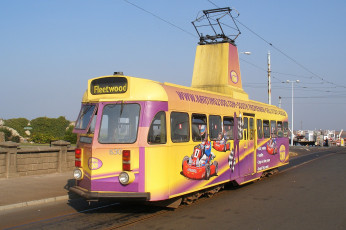 Картинка техника трамваи трамвай рельсы транспорт