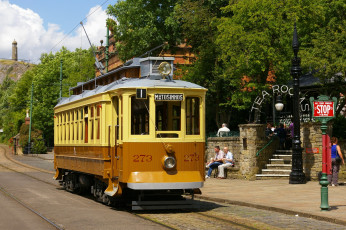 Картинка техника трамваи транспорт трамвай рельсы