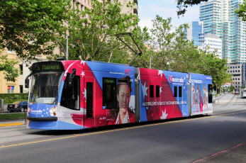 Картинка техника трамваи рельсы трамвай транспорт