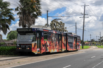 Картинка техника трамваи трамвай рельсы транспорт