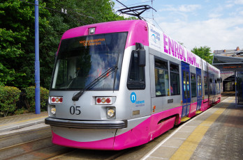 Картинка техника трамваи рельсы трамвай транспорт