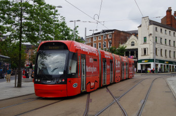 Картинка техника трамваи трамвай рельсы транспорт