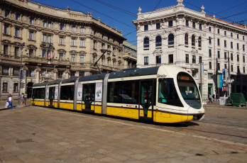 Картинка техника трамваи трамвай рельсы транспорт