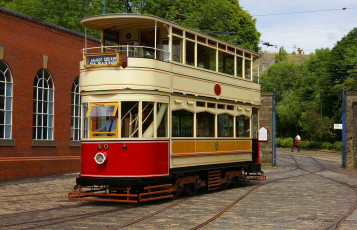 Картинка техника трамваи трамвай рельсы транспорт