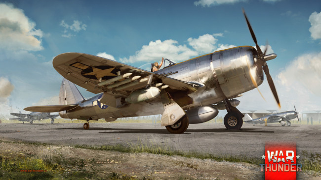 Обои картинки фото видео игры, war thunder,  world of planes, симулятор, world, of, planes, онлайн, action, war, thunder