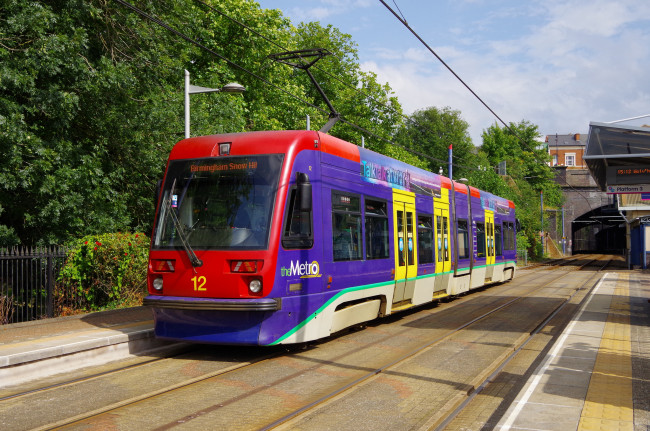 Обои картинки фото техника, трамваи, трамвай, рельсы, транспорт