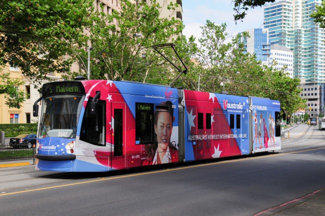 Обои картинки фото техника, трамваи, рельсы, трамвай, транспорт