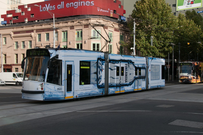 Обои картинки фото техника, трамваи, трамвай, рельсы, транспорт