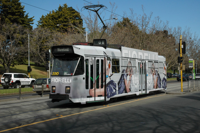 Обои картинки фото техника, трамваи, трамвай, рельсы, транспорт