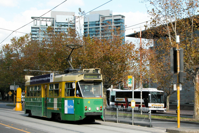 Обои картинки фото техника, трамваи, трамвай, рельсы, транспорт