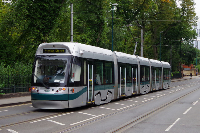 Обои картинки фото техника, трамваи, трамвай, рельсы, транспорт