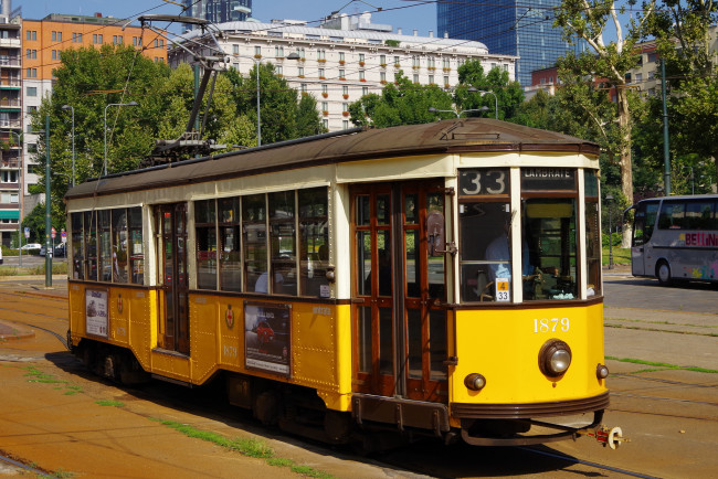 Обои картинки фото техника, трамваи, рельсы, трамвай, транспорт