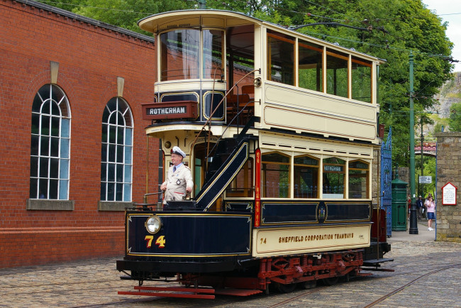 Обои картинки фото техника, трамваи, рельсы, транспорт, трамвай