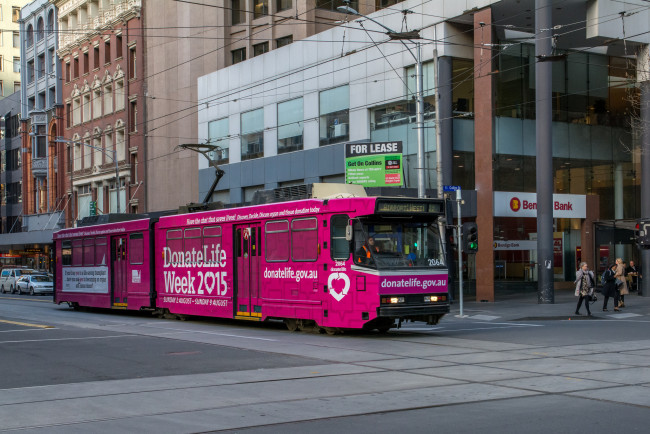 Обои картинки фото техника, трамваи, трамвай, рельсы, транспорт