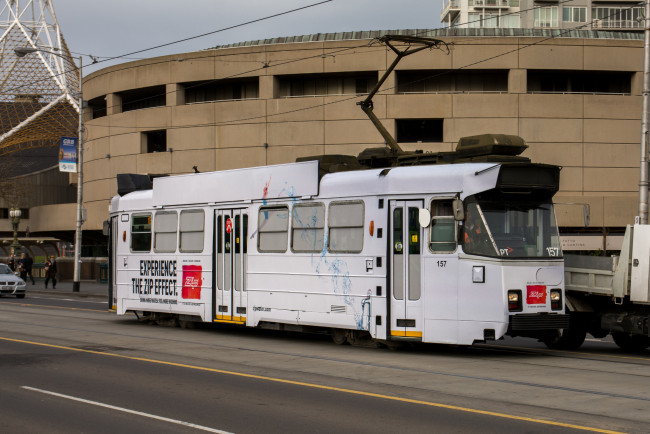 Обои картинки фото техника, трамваи, транспорт, рельсы, трамвай