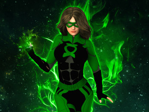 Картинка 3д+графика фантазия+ fantasy фон девушка взгляд