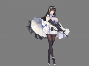 Картинка аниме girls+frontline девушка оружие