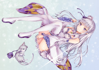 Картинка аниме re +zero+kara+hajimeru+isekai+seikatsu emilia pack