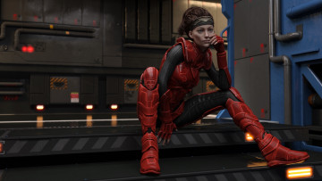 Картинка 3д+графика фантазия+ fantasy фон взгляд девушка