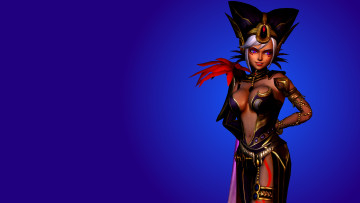 Картинка 3д+графика фантазия+ fantasy взгляд девушка фон