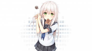 Картинка аниме unknown +другое фон девушка взгляд