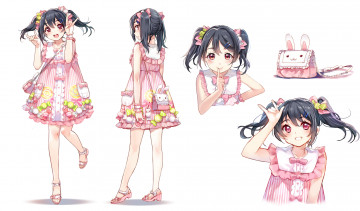 Картинка аниме love+live +school+idol+project yazawa nico